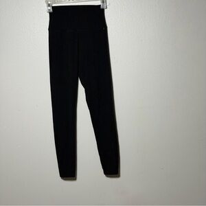 Aerie Women Activewear High Waisted Chill Play Move Black Leggings Size XS